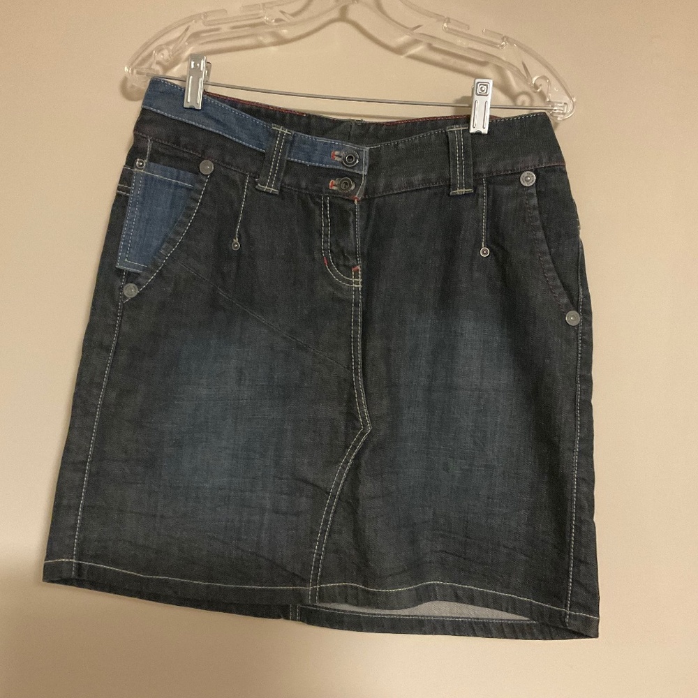 Two tone denim skirt by MEXX in size 8
